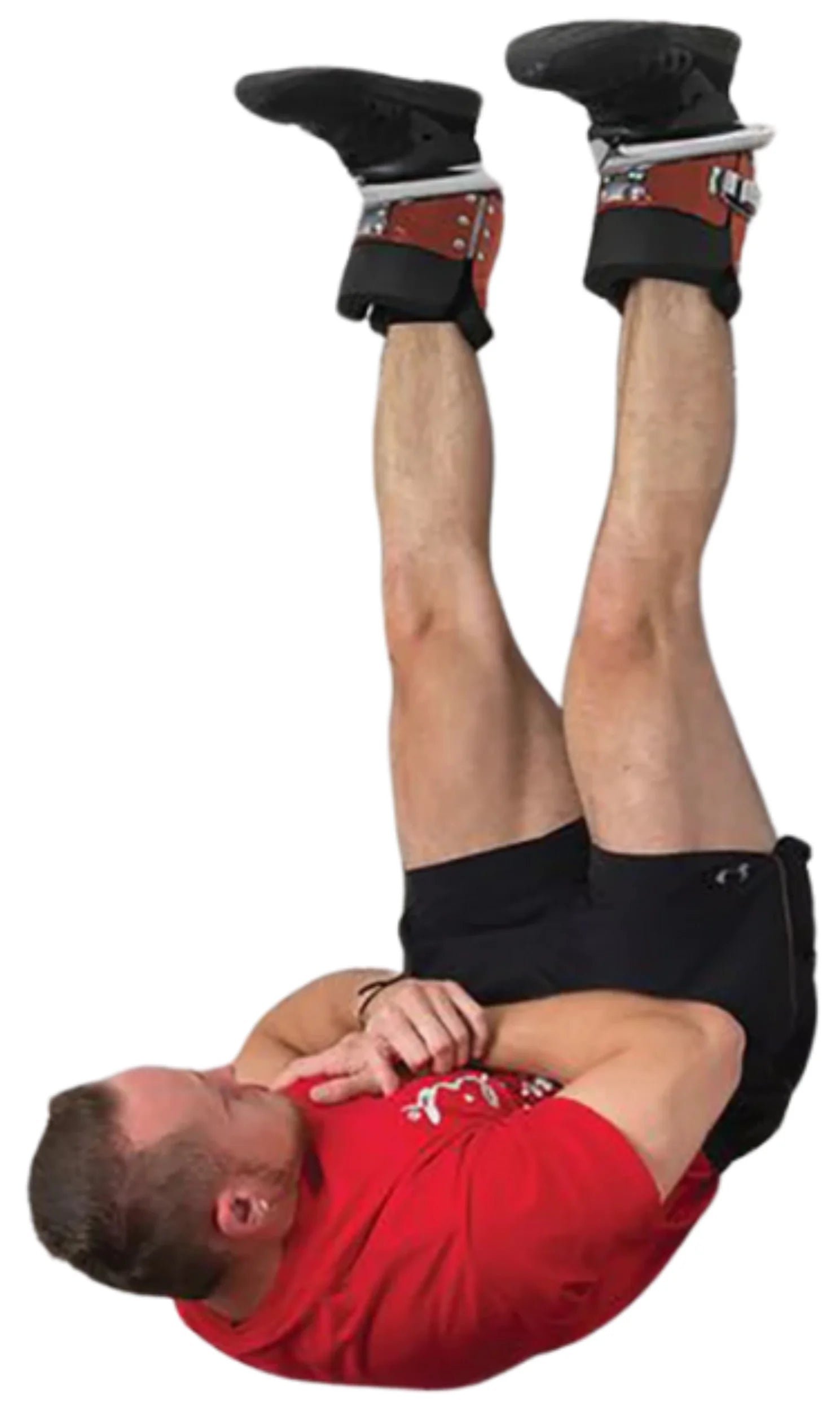 Body Solid GIB2R Inversion Boots - Red (New) - Image 2