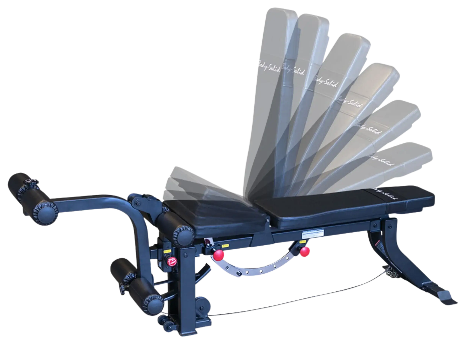 Body-Solid GLEG Adjustable Bench with Cabled Leg Developer (New)