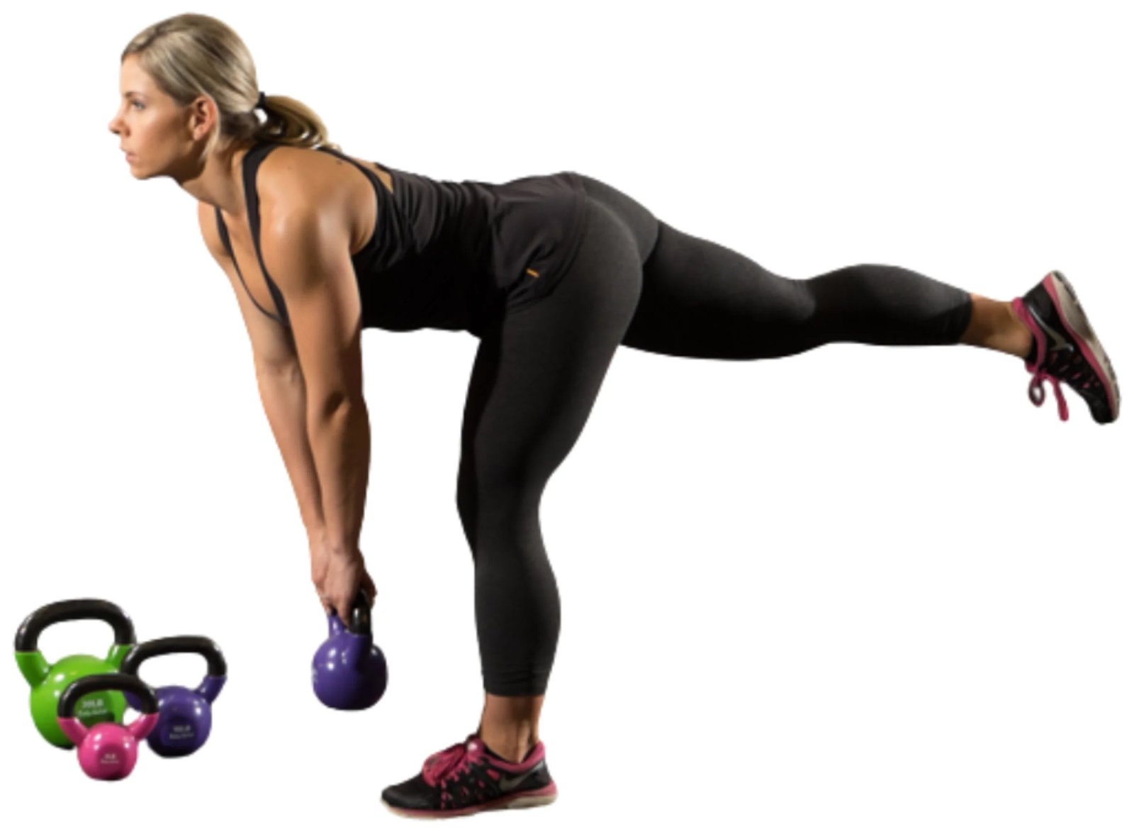 Body Solid KBVS105 Vinyl Coated Kettlebell Set 5-30 lb. (New) - Image 2