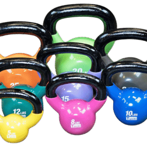 Body Solid KBVS125 Vinyl Coated Kettlebell Set 5-30 lb. (New)