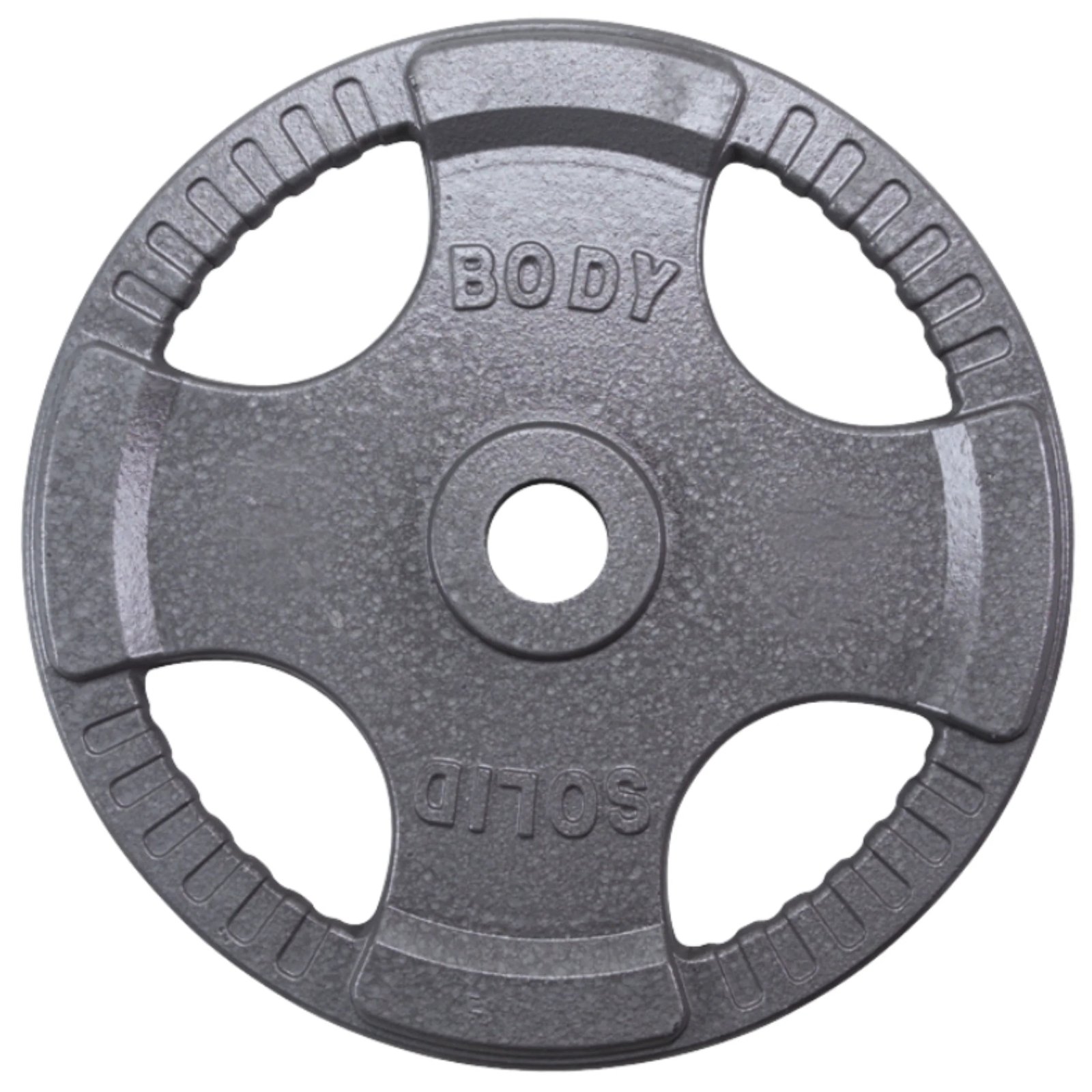 Body Solid OST355 Cast Iron Grip Plate Set - 355 lbs. (plates only) (New) - Image 3