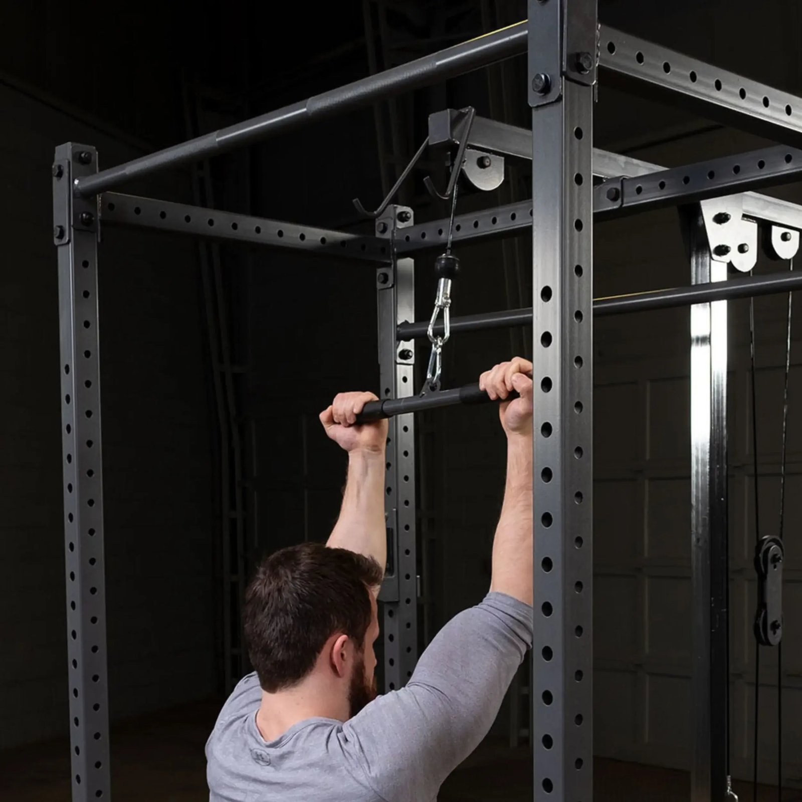 Body-Solid PLA1000 Powerline Power Rack Lat Attachment (New) - Image 5