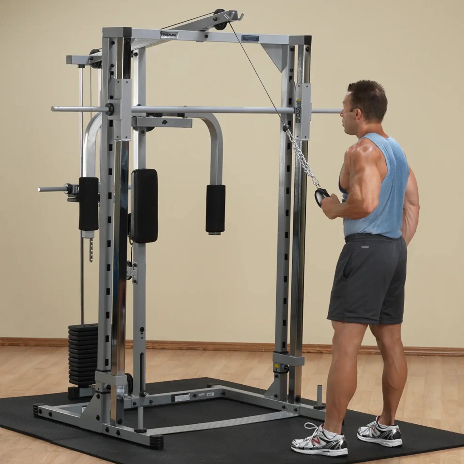 Body-Solid PLA144X Lat Attachment for Powerline Smith Machine (New) - Image 8