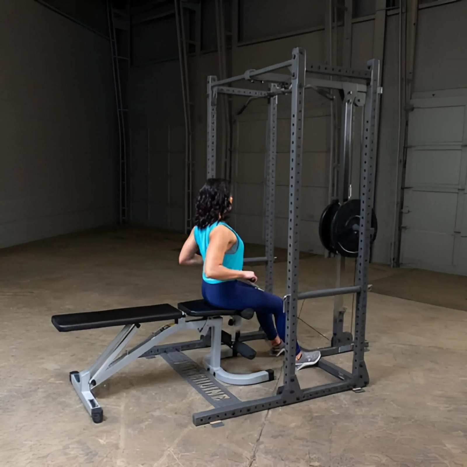 Body-Solid PLA500 Powerline Half Rack Lat Attachment (New) - Image 5