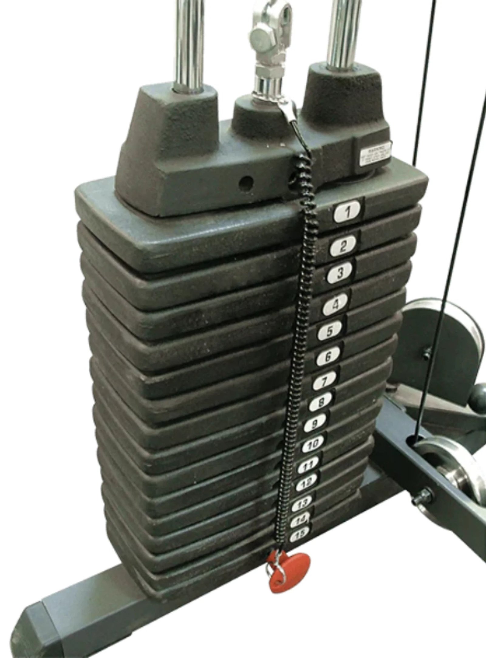 Body Solid SP200 200lb Selectorized Weight Stack (New) - Image 2