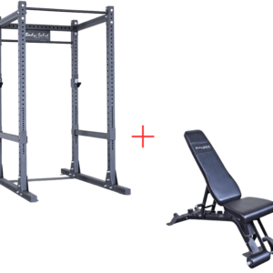 Body-Solid SPR1000P2 Commercial Power Rack + Adjustable Bench (New)