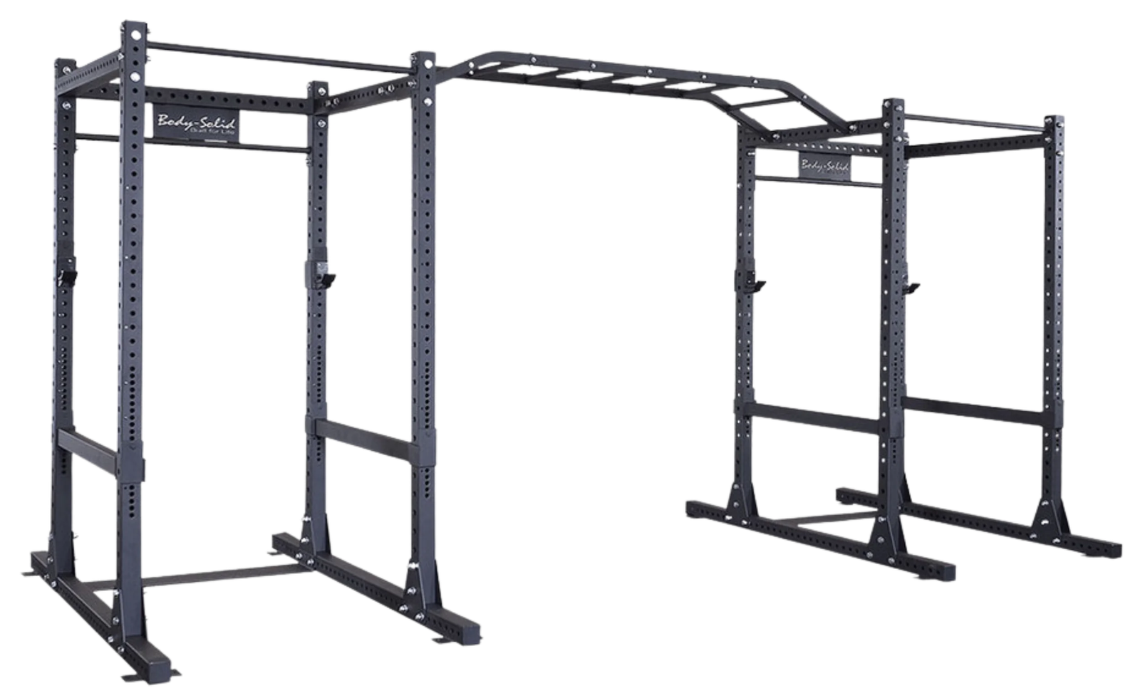 Body-Solid SPR1000SSDB Double Power Rack Package w/Power Rack Strap Safeties (New)