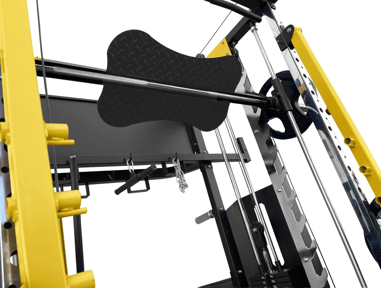 French Fitness FSR90 Functional Trainer Smith & Squat Rack Machine (New) - Image 7