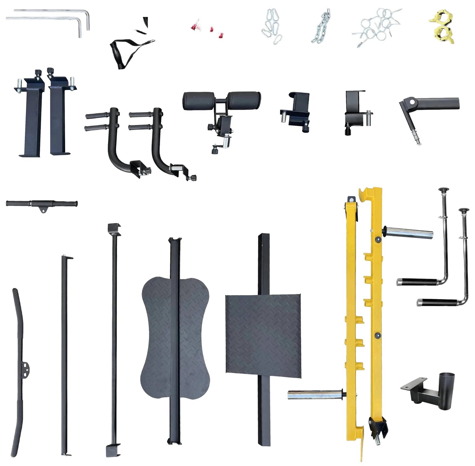 French Fitness FSR90 Functional Trainer Smith & Squat Rack Machine (New) - Image 8