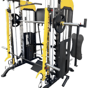 French Fitness FSR90 Functional Trainer Smith & Squat Rack Machine (New)