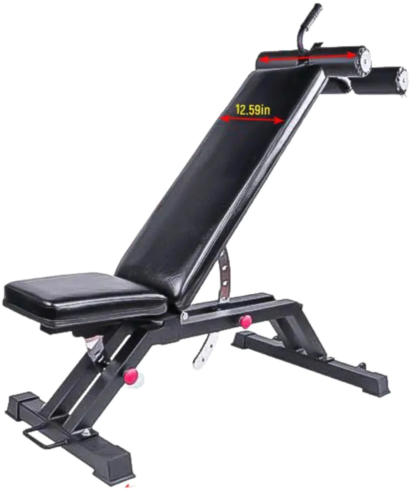 French Fitness Multi Adjustable Bench w/Ab Rollers (New) - Image 6