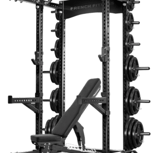 French Fitness SHR80 Commercial Half Rack / Bench Combo (New)