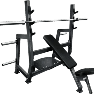 French Fitness Marin Olympic Incline Bench w/Weight Storage (New)