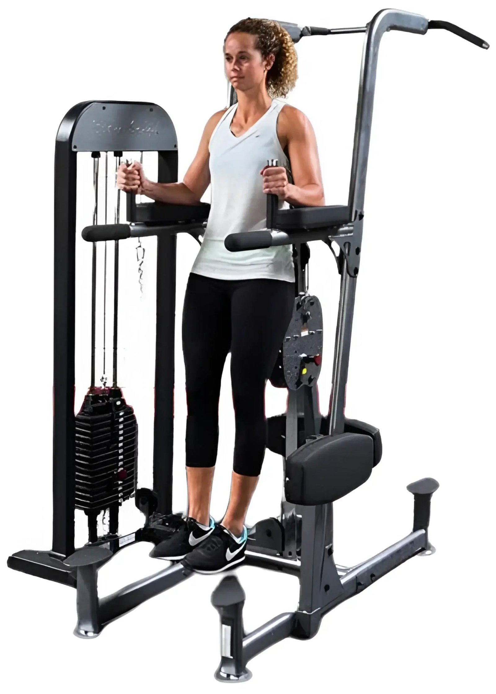 Body-Solid FCD-STK Pro-Select Weight Assisted Chin-Dip Machine (New) - Image 8