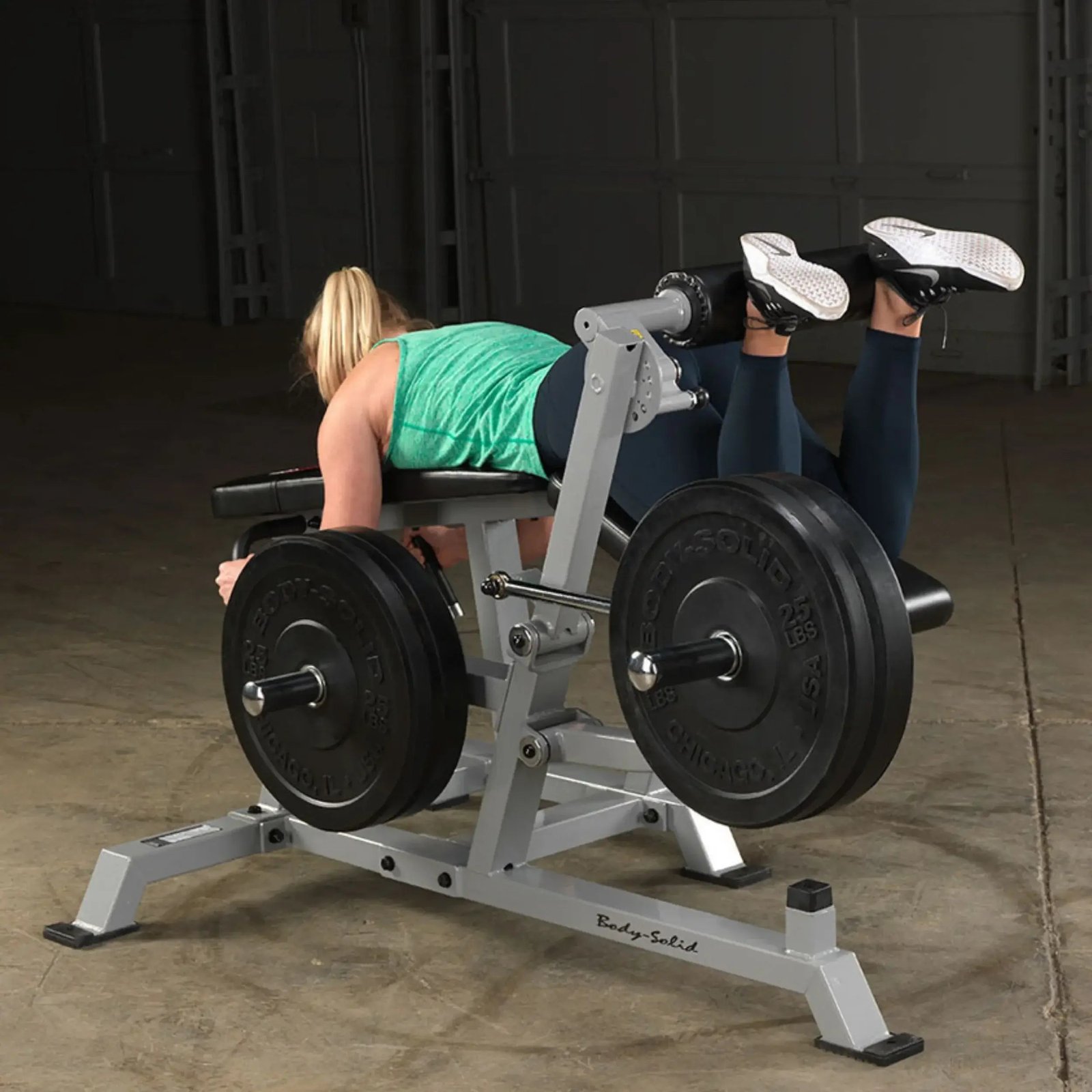 Body-Solid LVLC Leverage Prone Leg Curl Plate Loaded (New) - Image 4