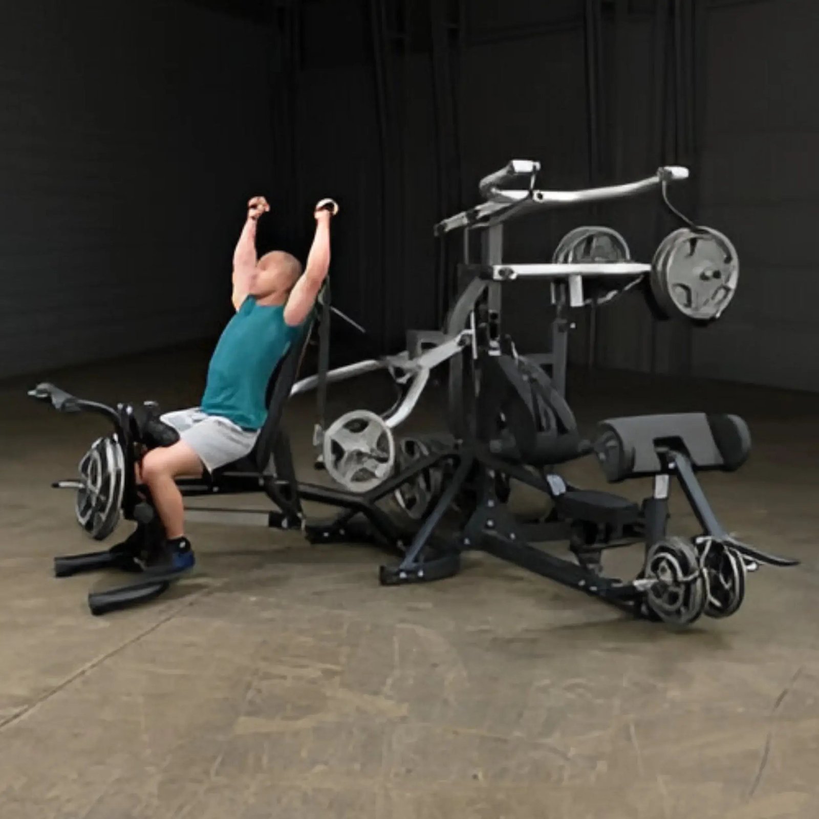 Body-Solid SBL460P4 Freeweight Leverage Gym Package (New) - Image 4