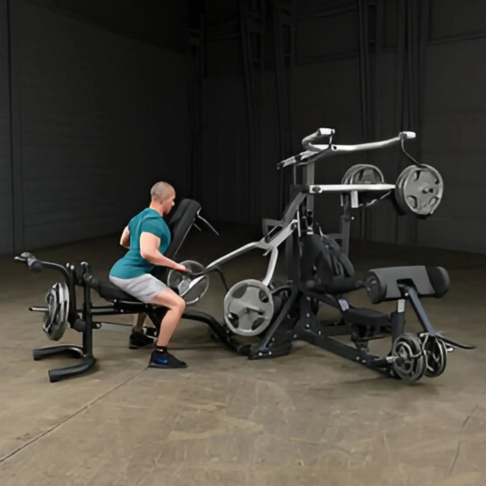 Body-Solid SBL460P4 Freeweight Leverage Gym Package (New) - Image 5