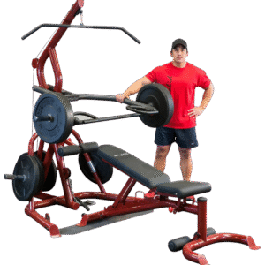 Body-Solid GLGS100P4 Corner Leverage Gym Package (New)